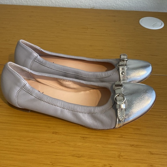 AGL Metallic Silver and Gray "Monika" Ballet Flat - Picture 8 of 10